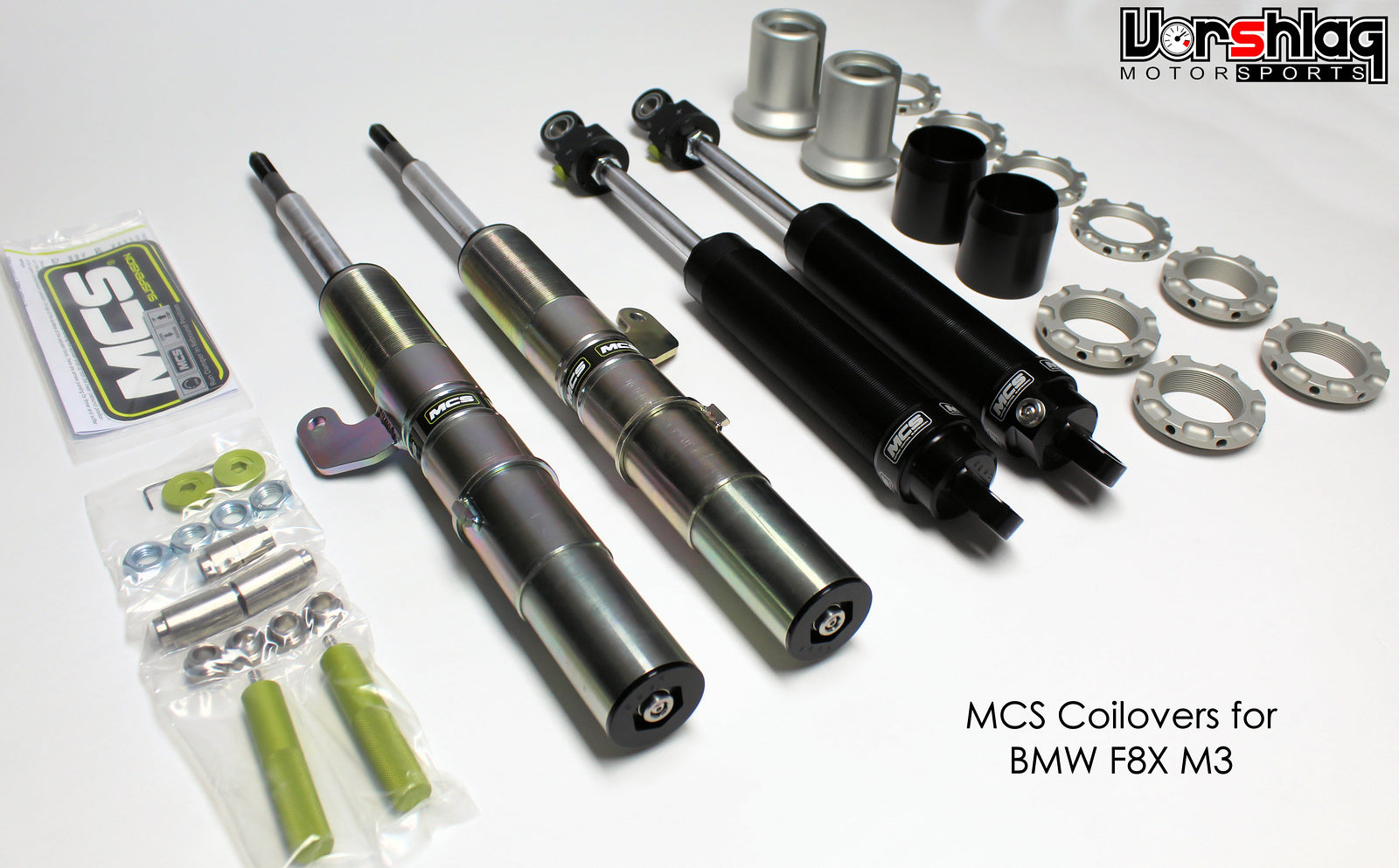 MCS TT1 Single Adjustable Monotube Dampers (BMW F80 M4/M3/M2/M2C)