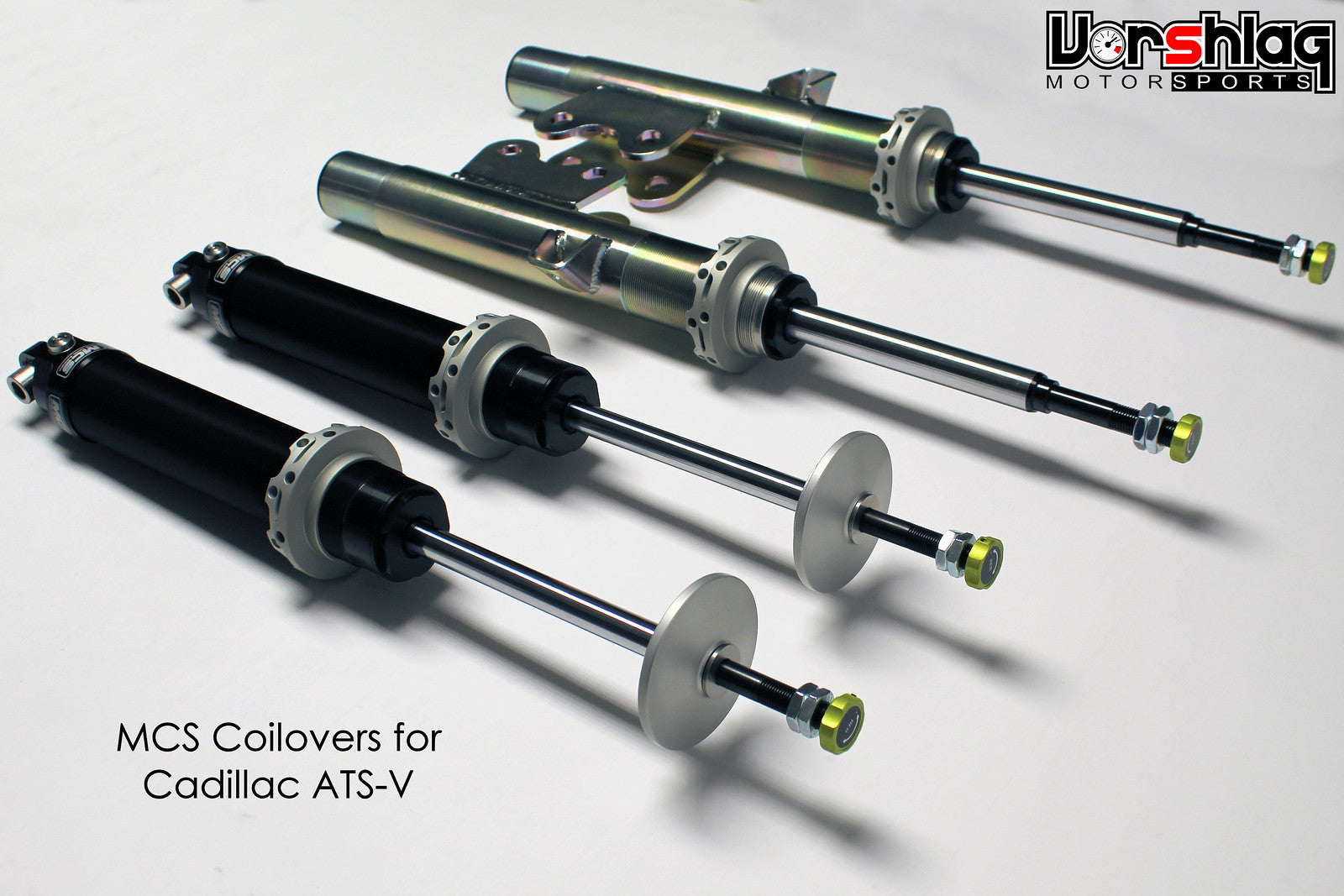 MCS TT2 Internal Double Adjustable Monotube Dampers (Cadillac ATS)