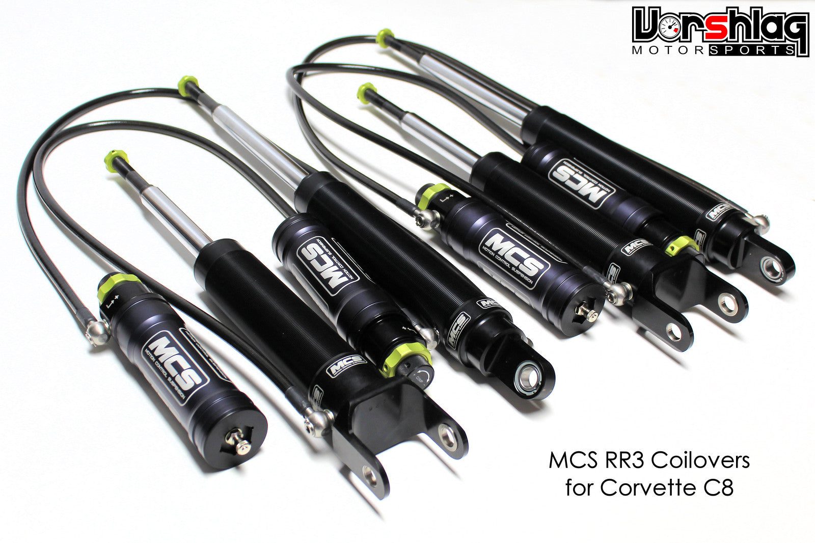 MCS RR3 Remote Triple Adjustable Monotube Dampers (C8 Corvette