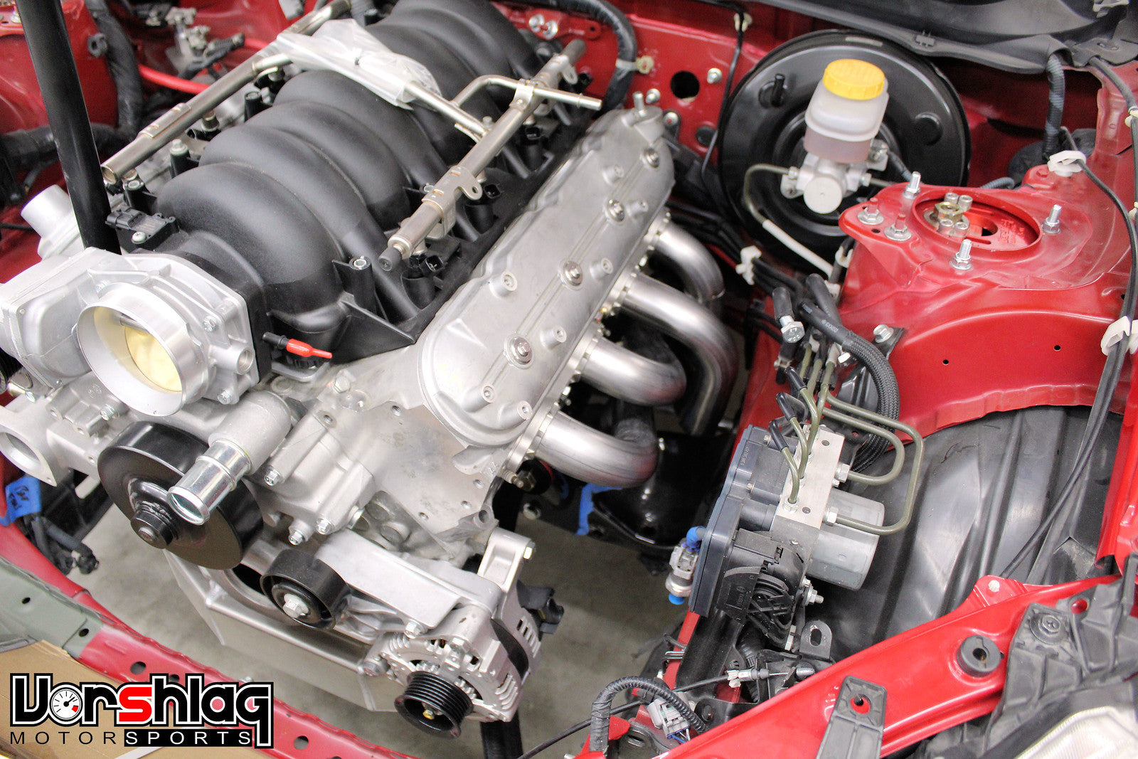 Vorshlag 86-LS Swap 1-7/8" Long Tube Header Kit, Stainless Steel