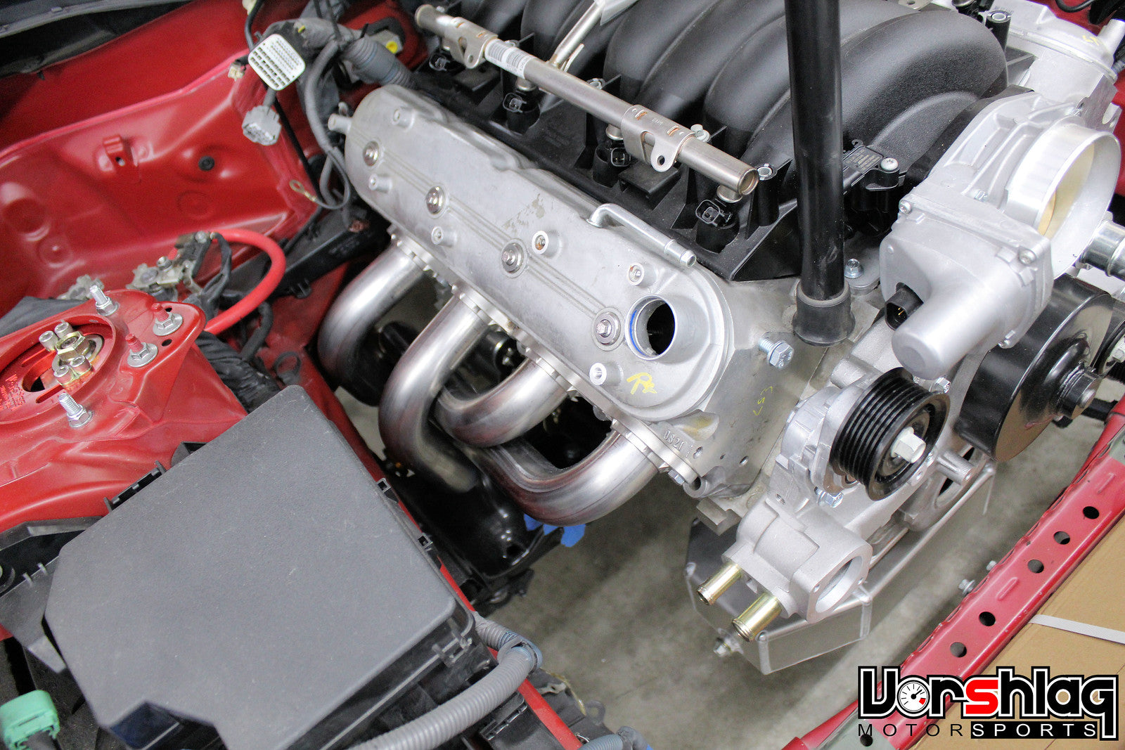 Vorshlag 86-LS Swap 1-7/8" Long Tube Header Kit, Stainless Steel