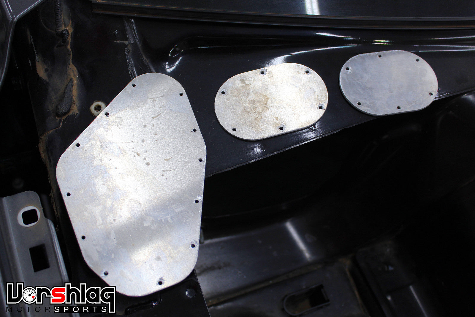 S550 Mustang Firewall Block Off Plate Kit - Aluminum