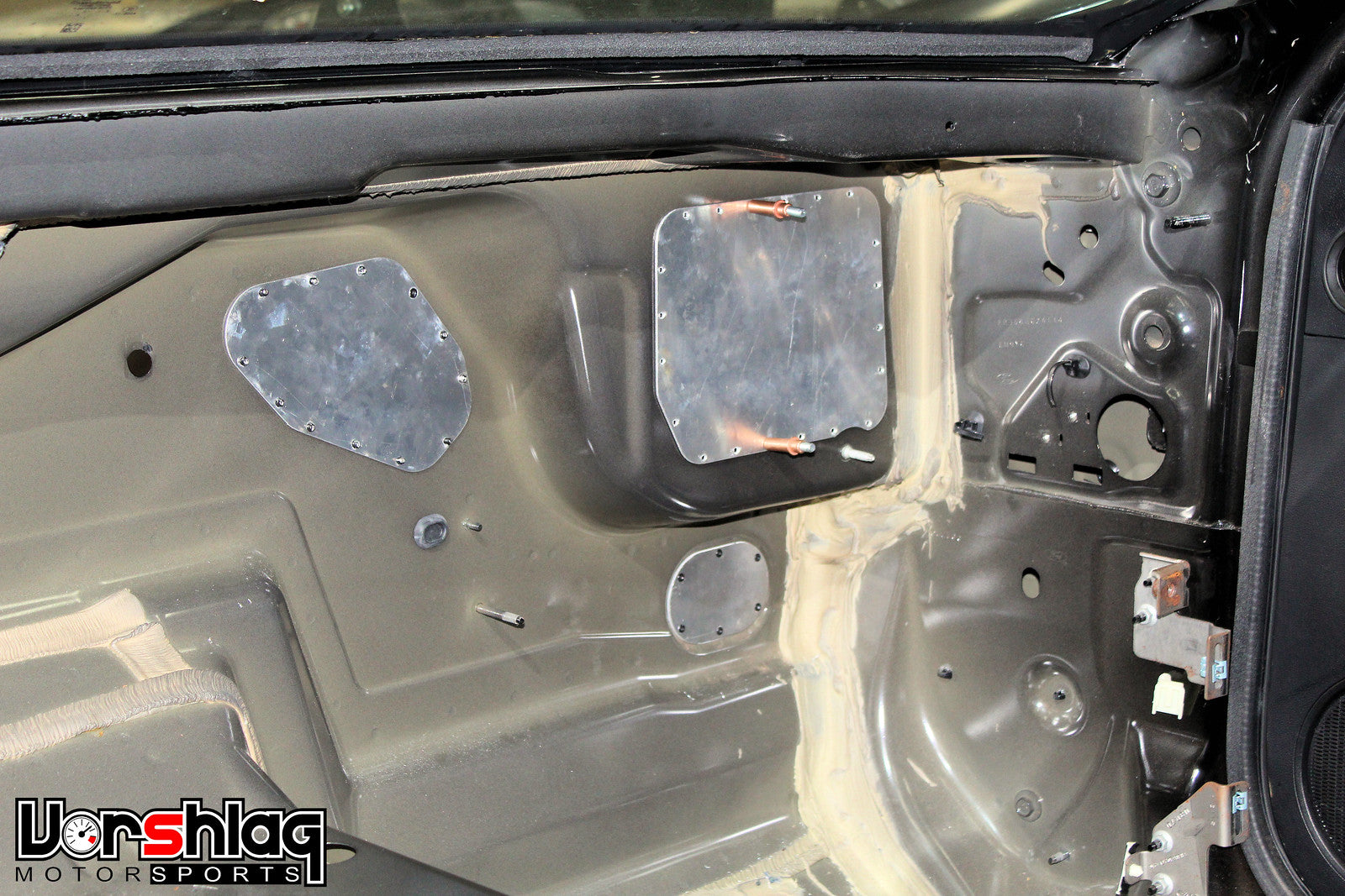 S550 Mustang Firewall Block Off Plate Kit - Aluminum