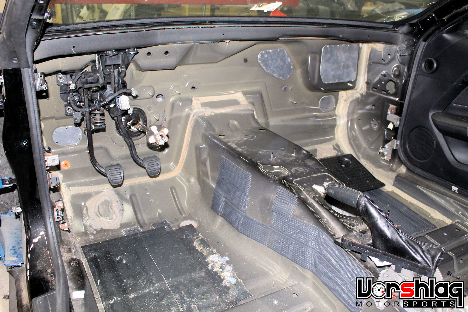 S550 Mustang Firewall Block Off Plate Kit - Aluminum