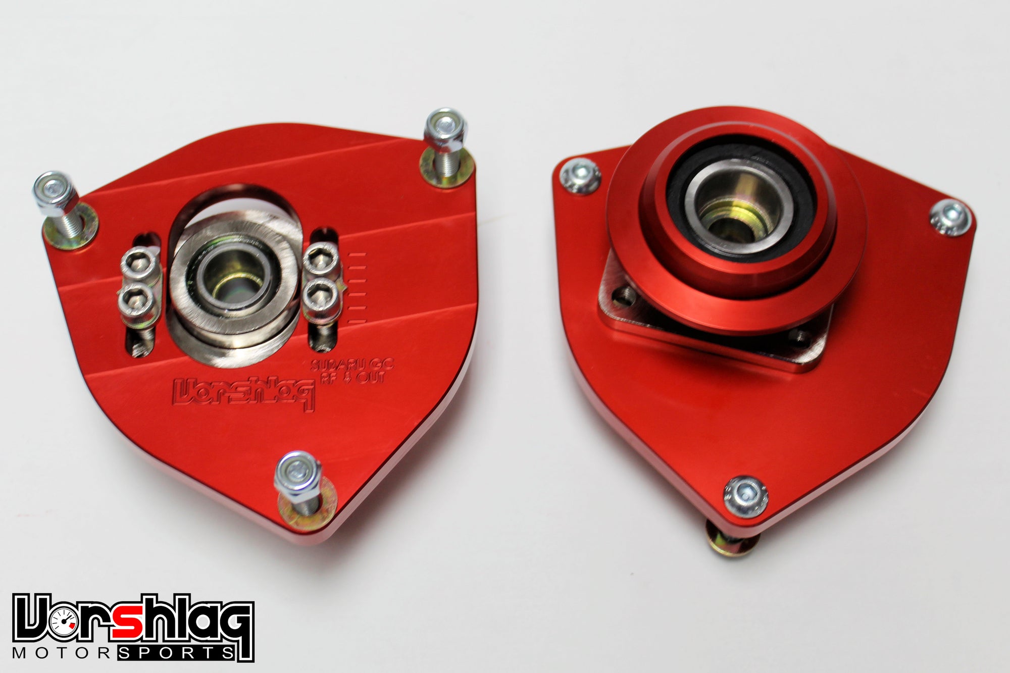 Vorshlag Subaru GC High Caster Camber Plates & Perches, Front