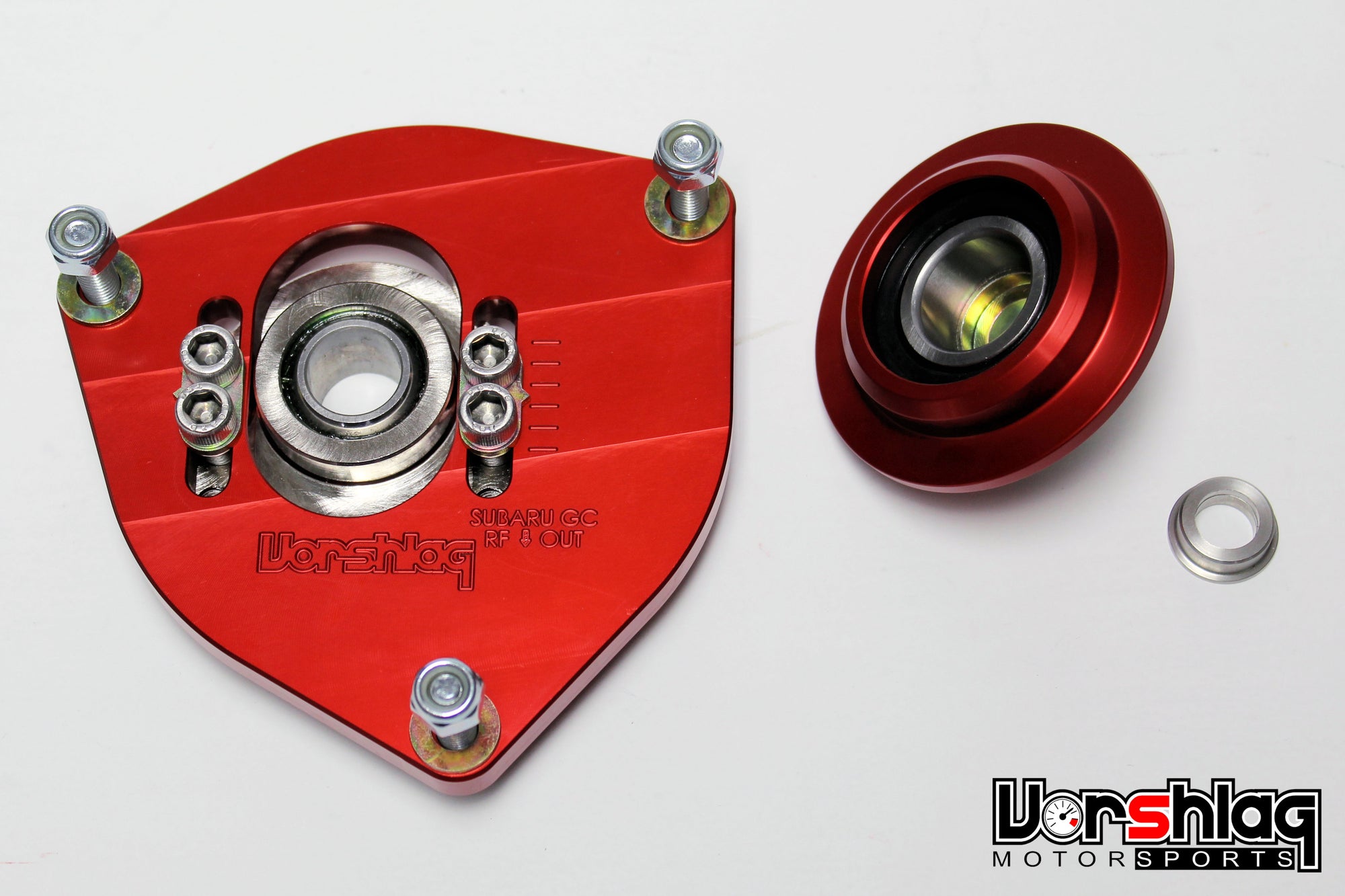 Vorshlag Subaru GC High Caster Camber Plates & Perches, Front