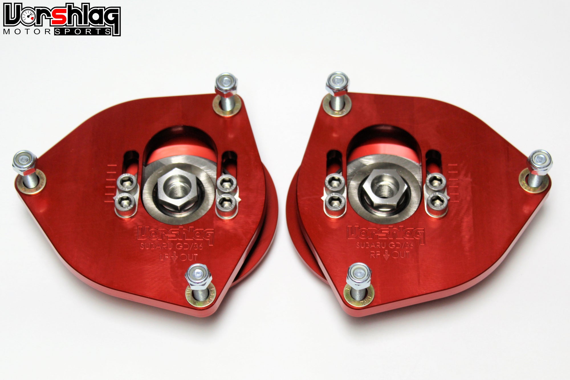 Vorshlag BRZ/FR-S/86 High Caster Camber Plates & OEM Perches