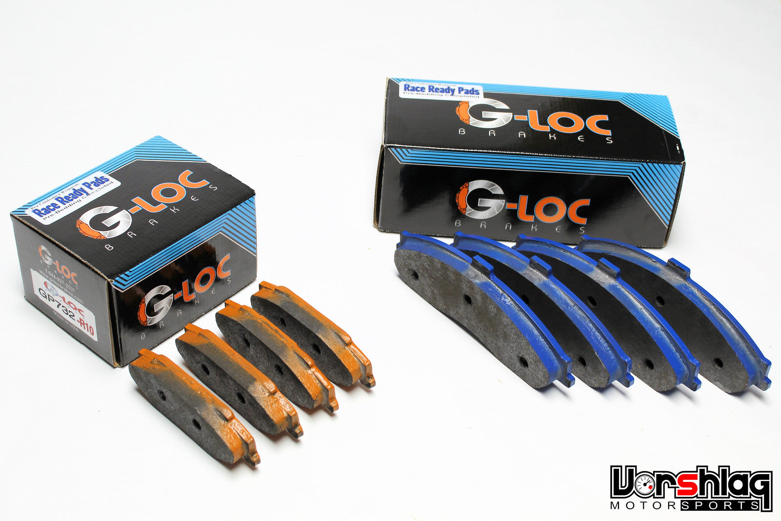 G-LOC Brake Pads, Rear, 2005-2013 C6 Corvette - Base and Z51