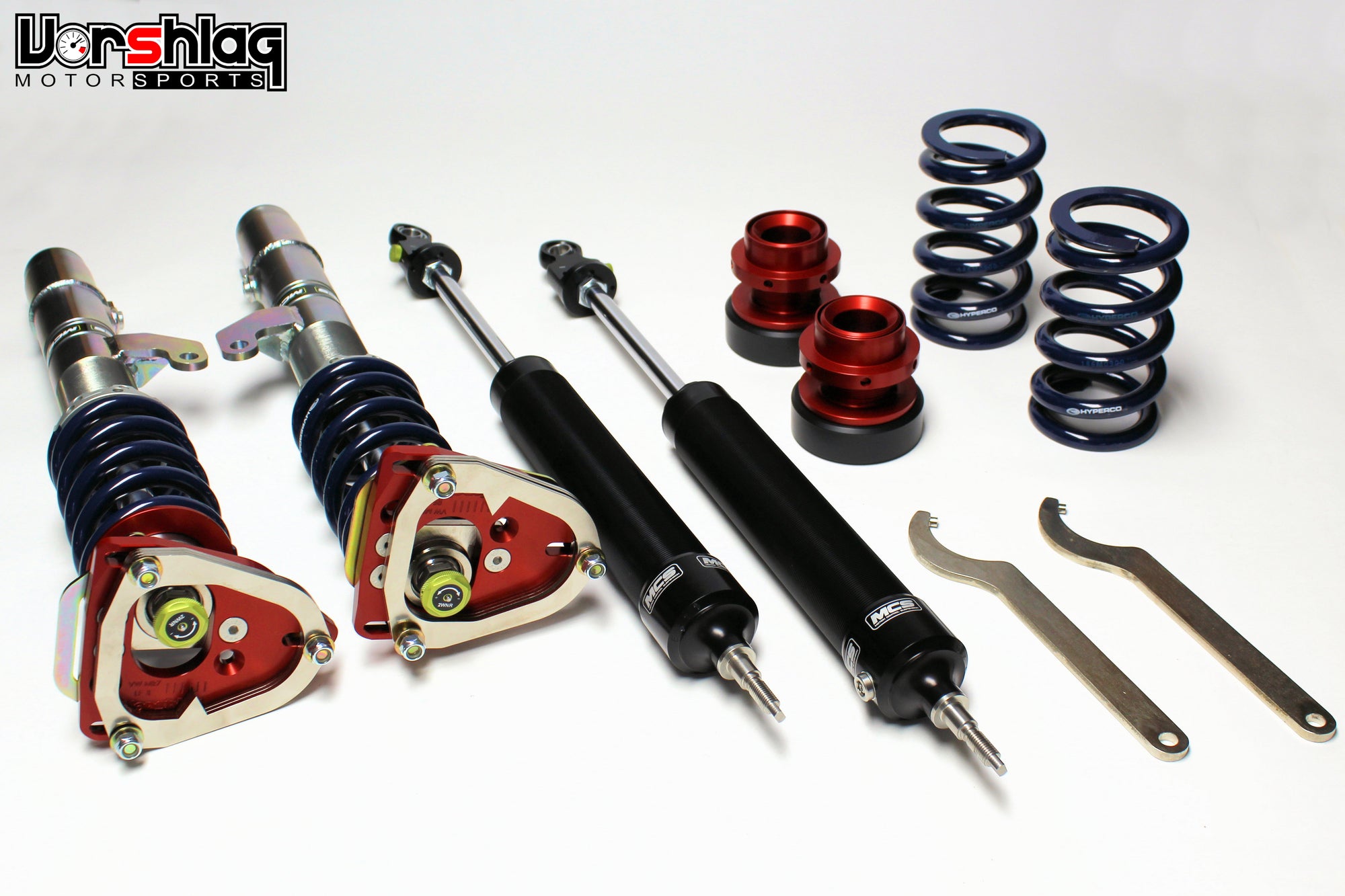 MCS TT1 Single Adjustable Monotube Dampers (Mk 3 Audi TT / Mk7 VW Golf)