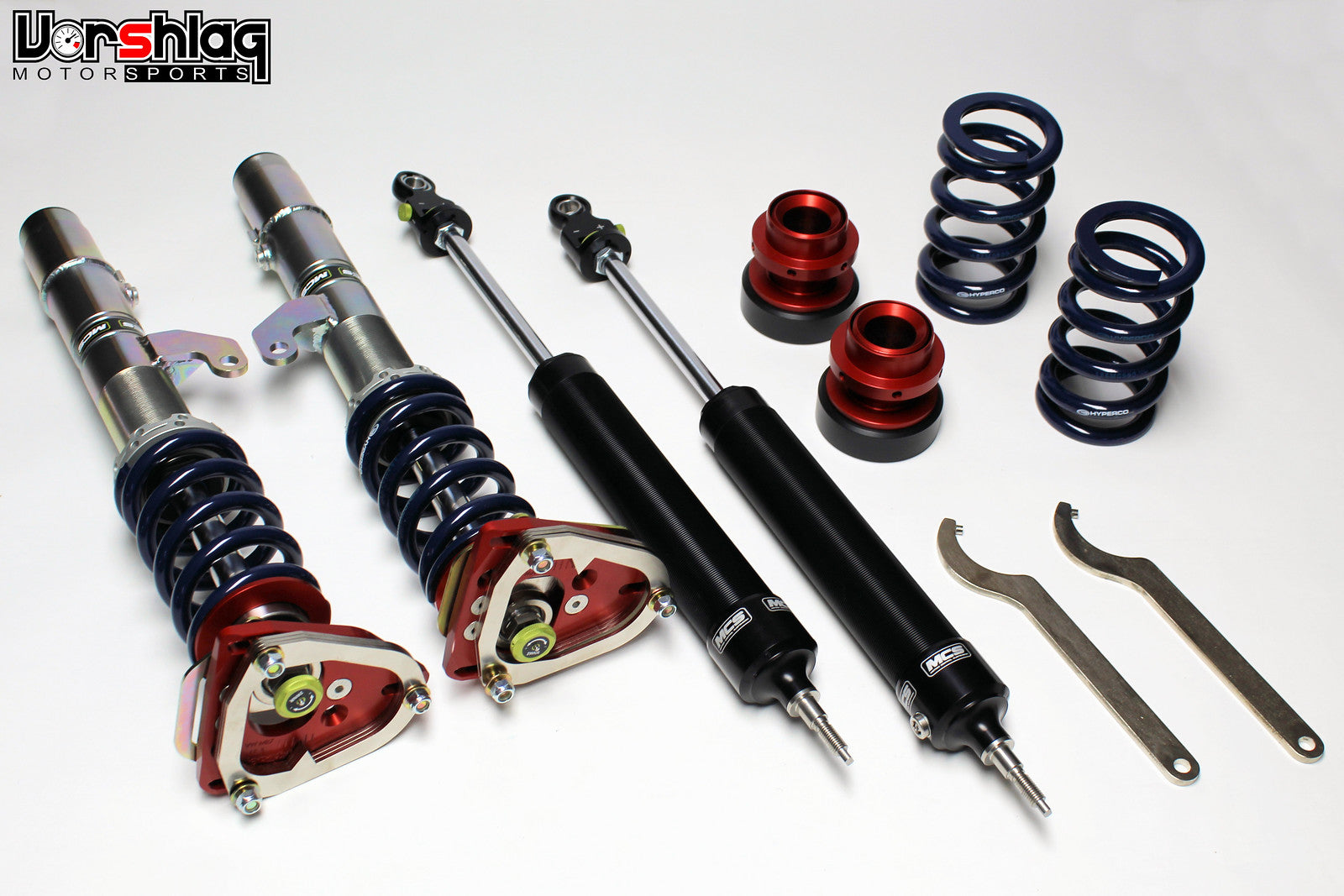 MCS TT1 Single Adjustable Monotube Dampers (Mk 3 Audi TT