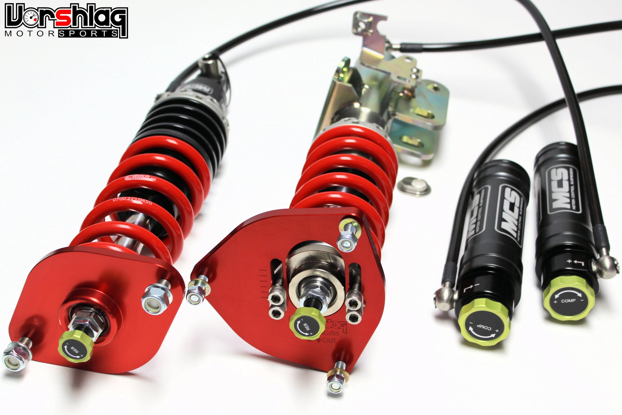 MCS RR2 Remote Double Adjustable Monotube Dampers (BRZ/GR86/FR-S)