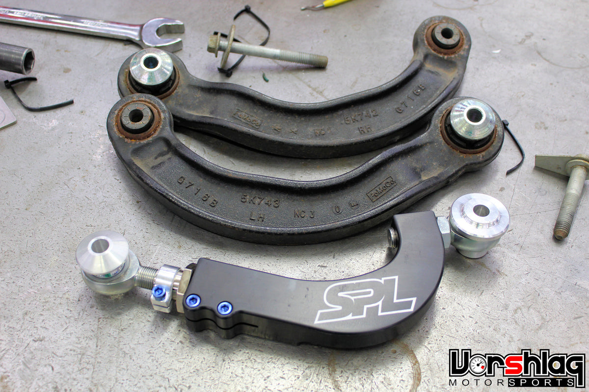 SPL Parts Adjustable Rear Upper Camber Arm Set - 2016-2019 Cadillac ATS (Alpha)