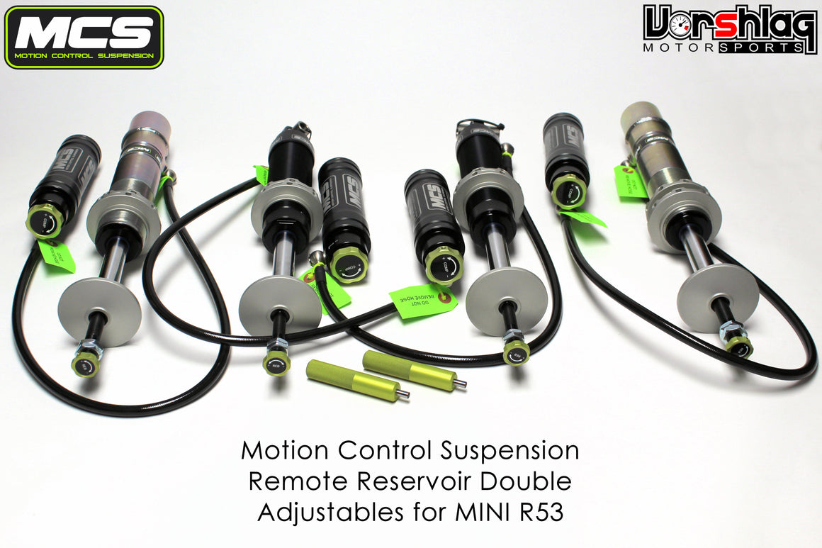 MCS RR2 Remote Double Adjustable Monotube Dampers (MINI R56)