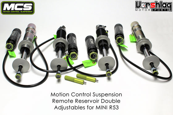 MCS RR2 Remote Double Adjustable Monotube Dampers (MINI R53)