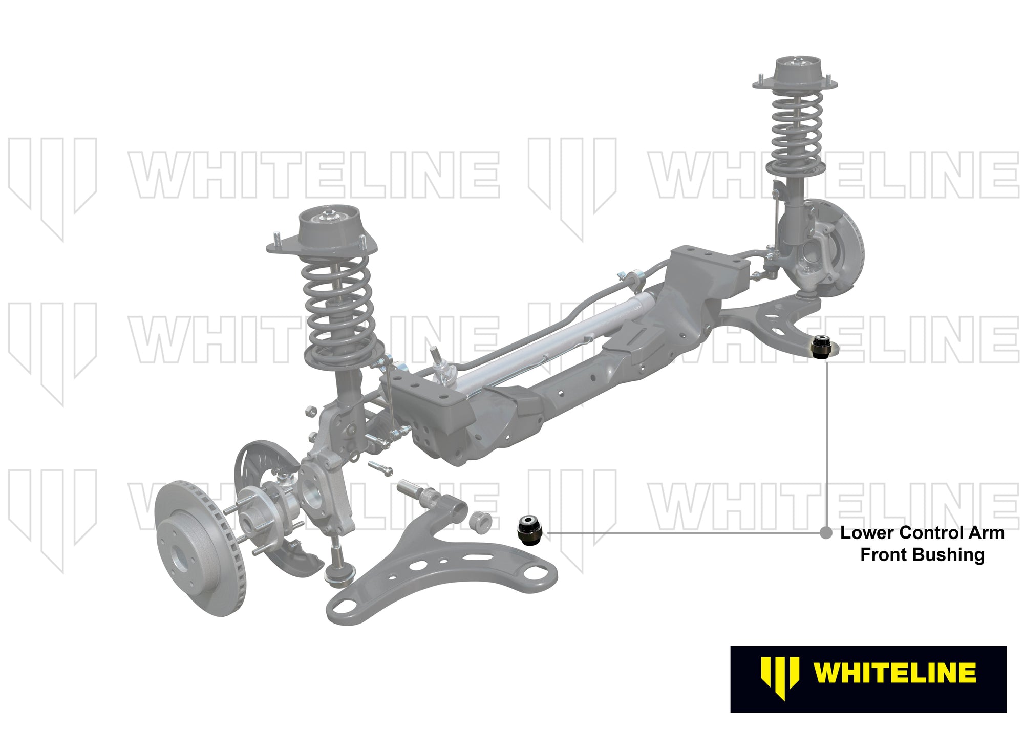 Whiteline Front Control Arm - Inner Front Bushing Kit Double Offset - (BRZ/GR86/FR-S)