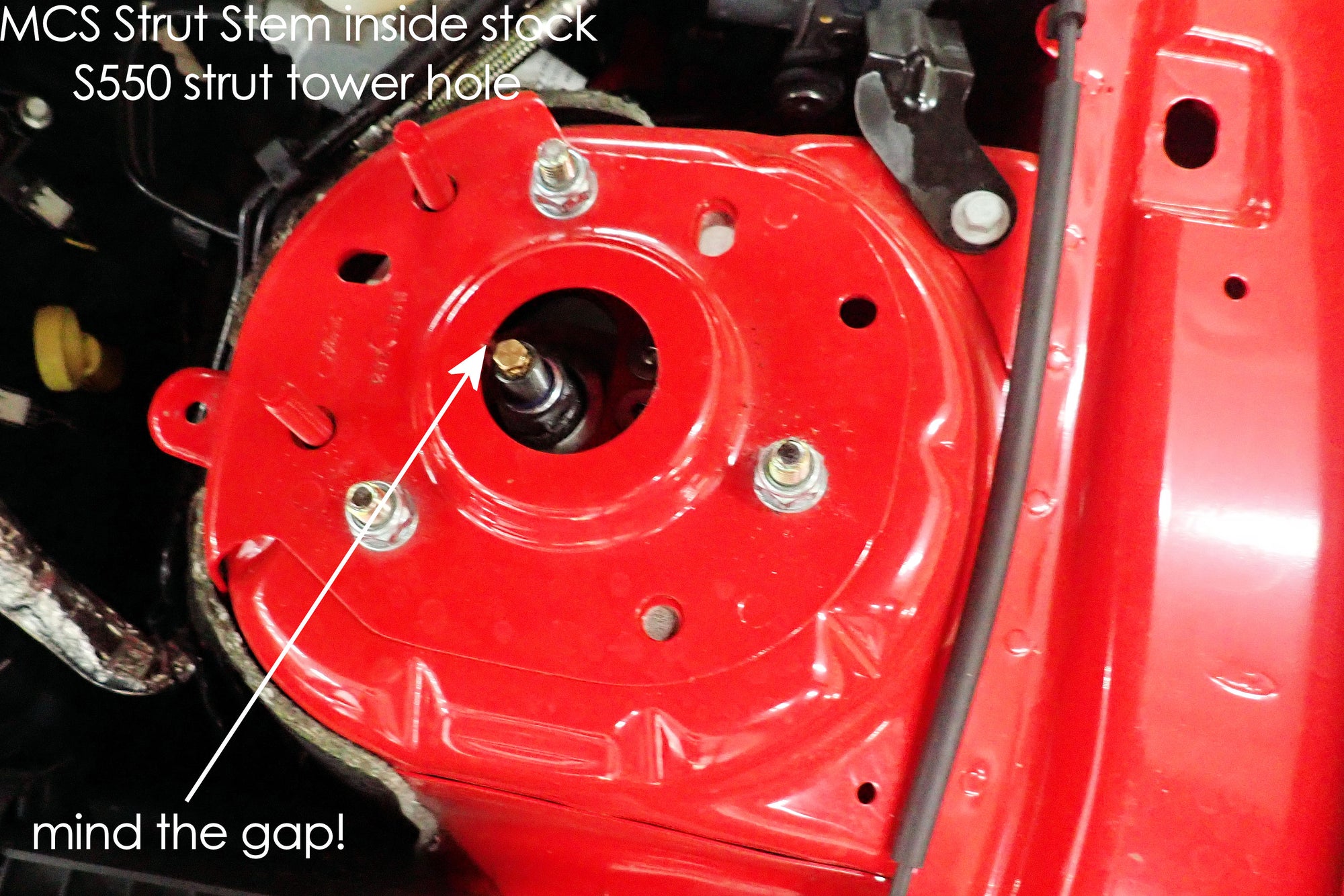 S550 Strut Tower Cutting Fixture (Tool)