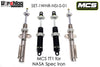 MCS "SPEC IRON" Single Adjustable Coilover Dampers (Ford S197 Mustang)