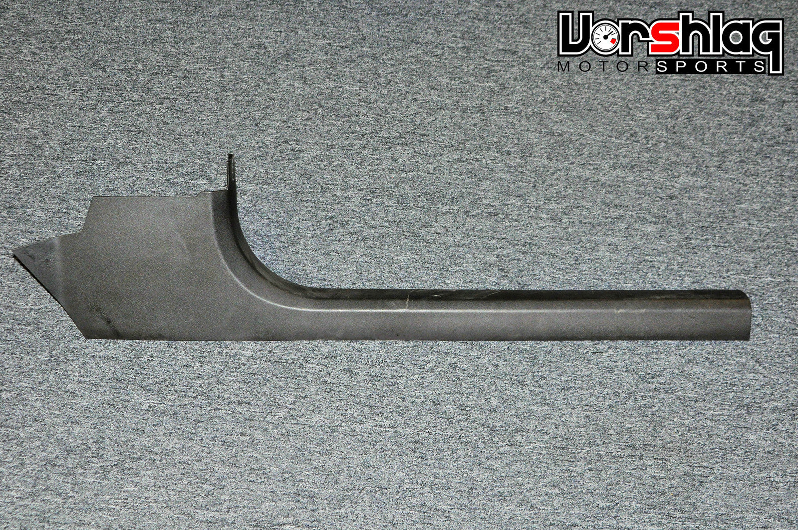 C6 Corvette Front Sill Lower Trim, Right, Ebony Black (used) - 25777564