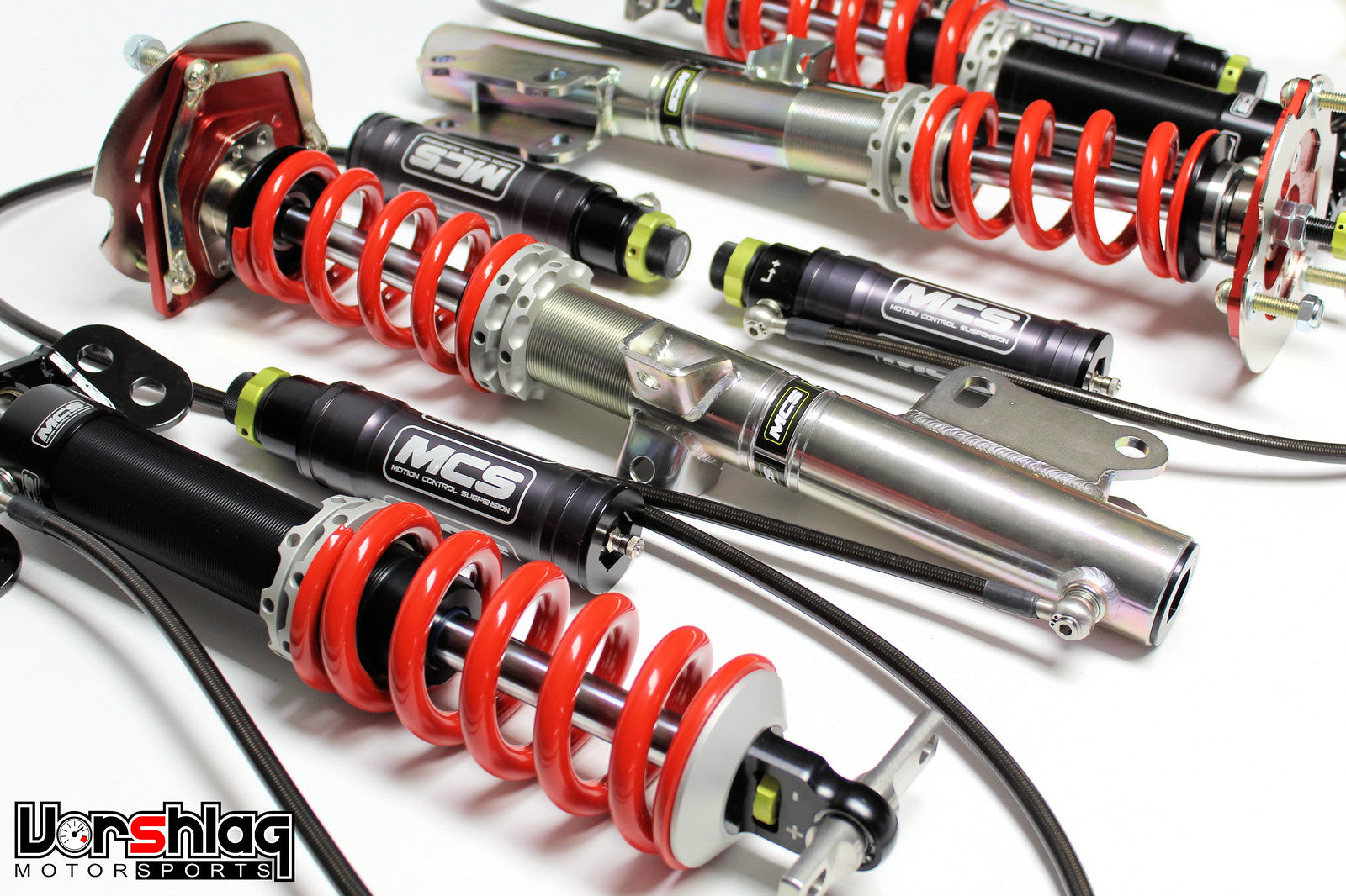 MCS RR3 Remote Triples Adjustable Monotube Dampers (Ford S550 Mustang PP2/GT350)