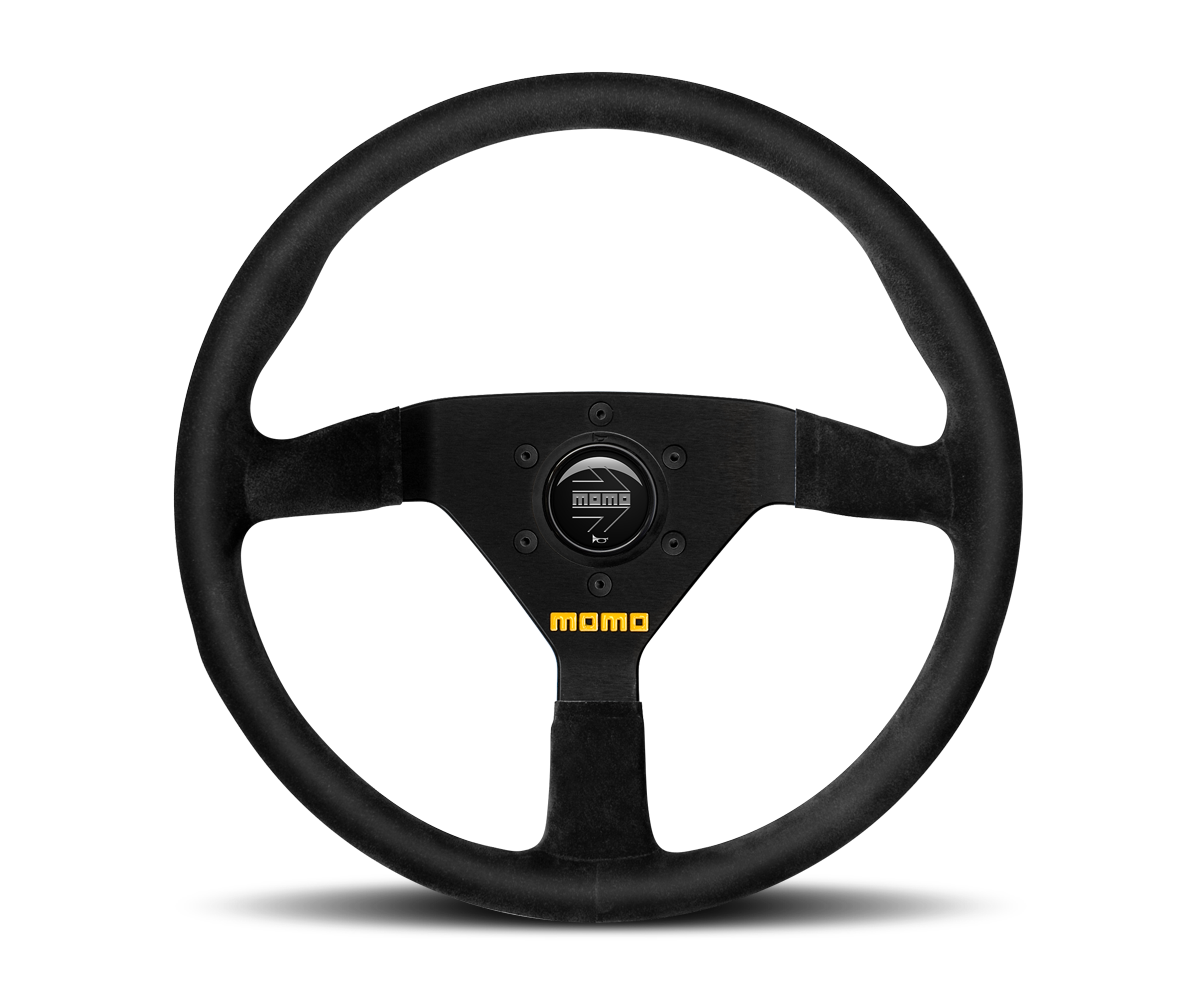 Momo Model 78 Steering Wheel, Black Leather or Suede
